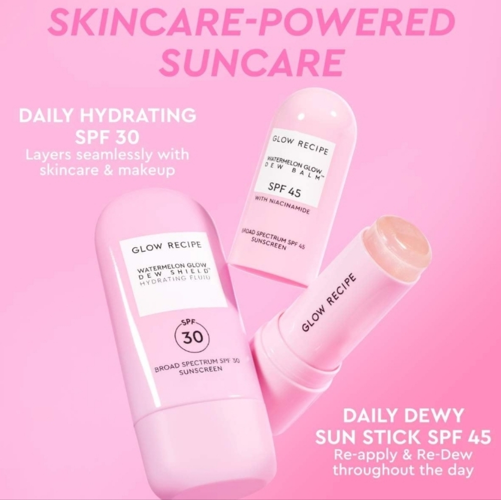 Glow Recipe Watermelon Glow Dew Shield Hydrating Fluid w/Niacinamide SPF 30, NIB - Picture 8 of 8